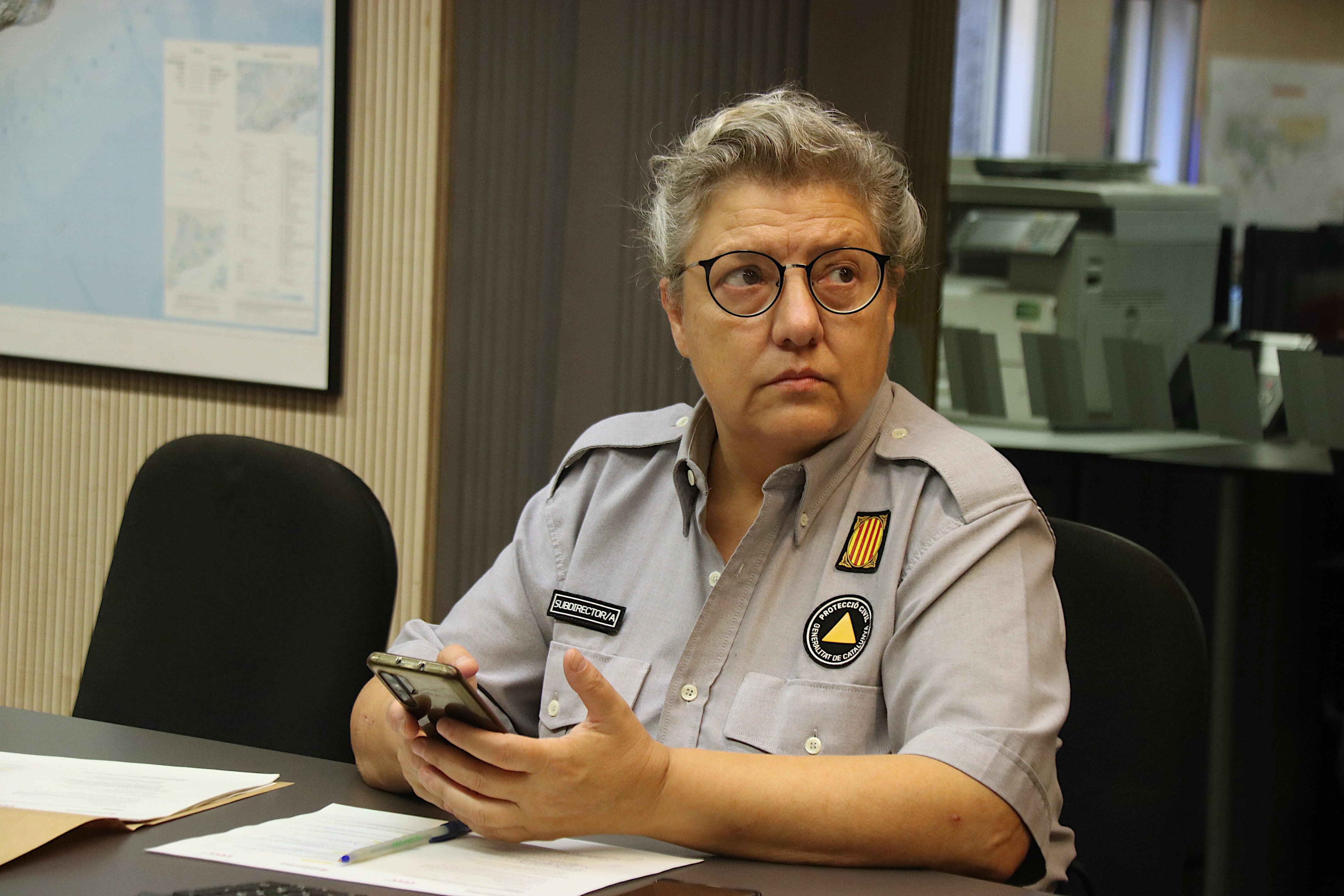 Imma Solé, subdirectora de Protecció Civil