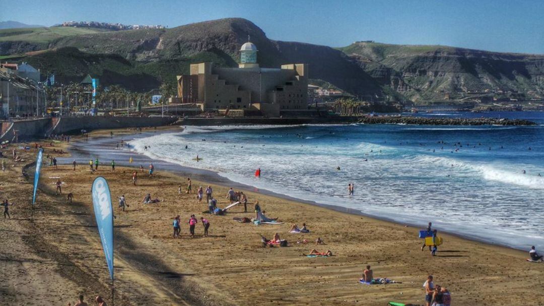 Playa de Las Canteras en Las Palmas de Gran Canaria