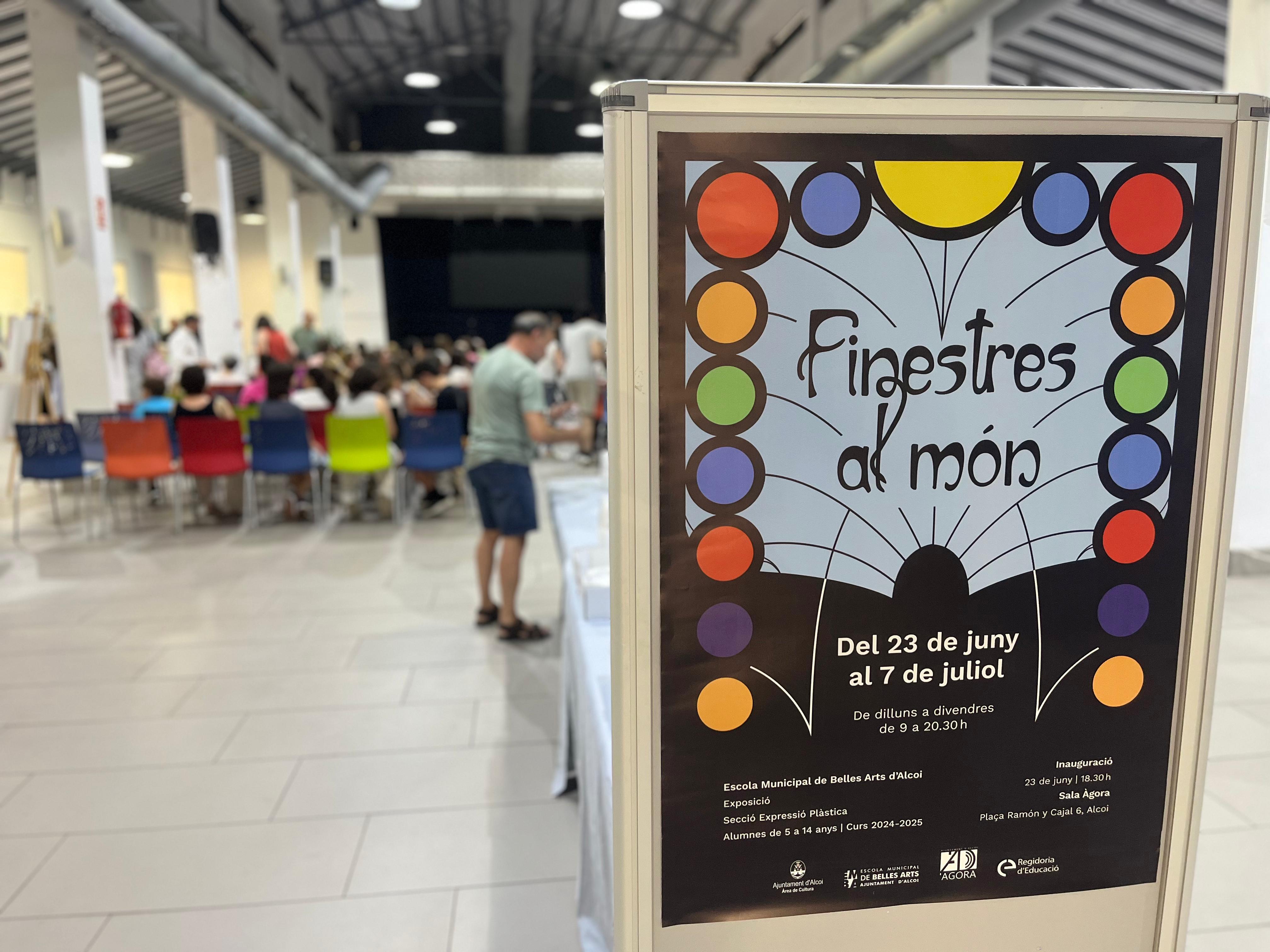 Exposición del alumnado infantil de Belles Arts en Àgora