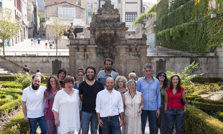 La candidatura de En Marea el día de su presentación