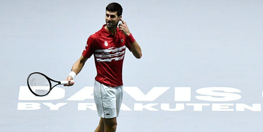 Novak Djokovic, en la Copa Davis