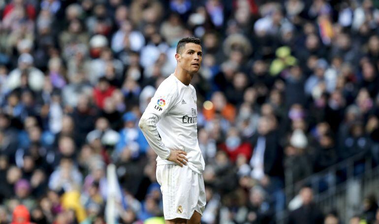 Cristiano Ronaldo en un lance del pasado Real Madrid-At.Madrid