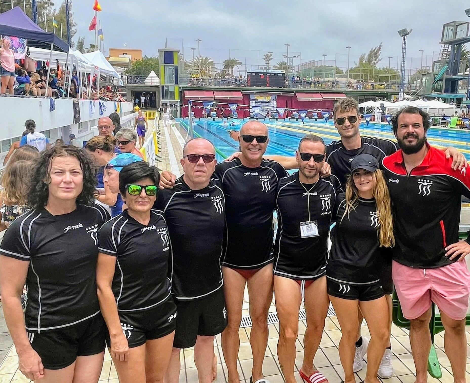 Representación del C. N. Elda Máster en Las Palmas de Gran Canaria