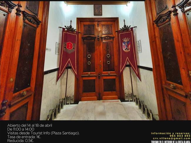 Entrada a la casa del festero