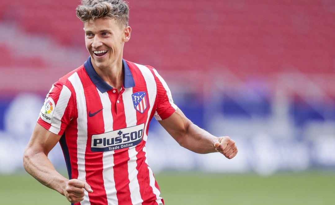 El jugador del Atlético de Madrid Marcos Llotente.