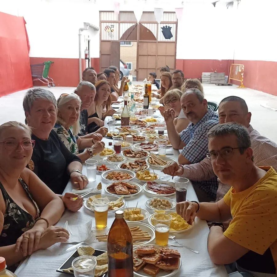 Acto realizado en el patio de la Comparsa