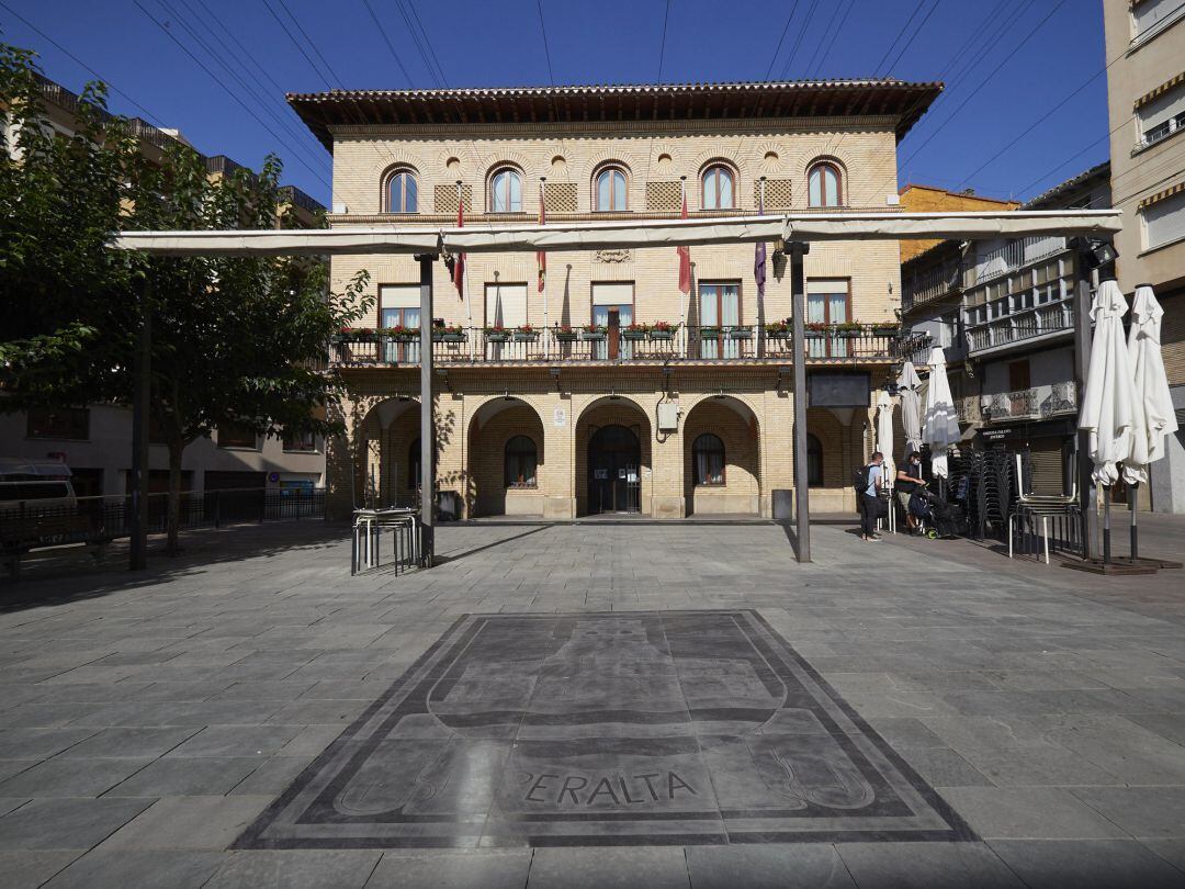 Plaza Principal de la localidad de Peralta, en Peralta