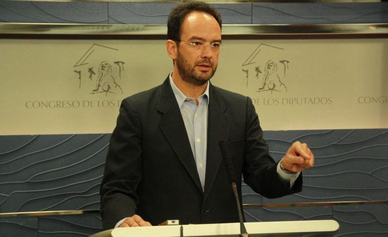 El portavoz del PSOE en el Congreso de los Diputados Antonio Hernando