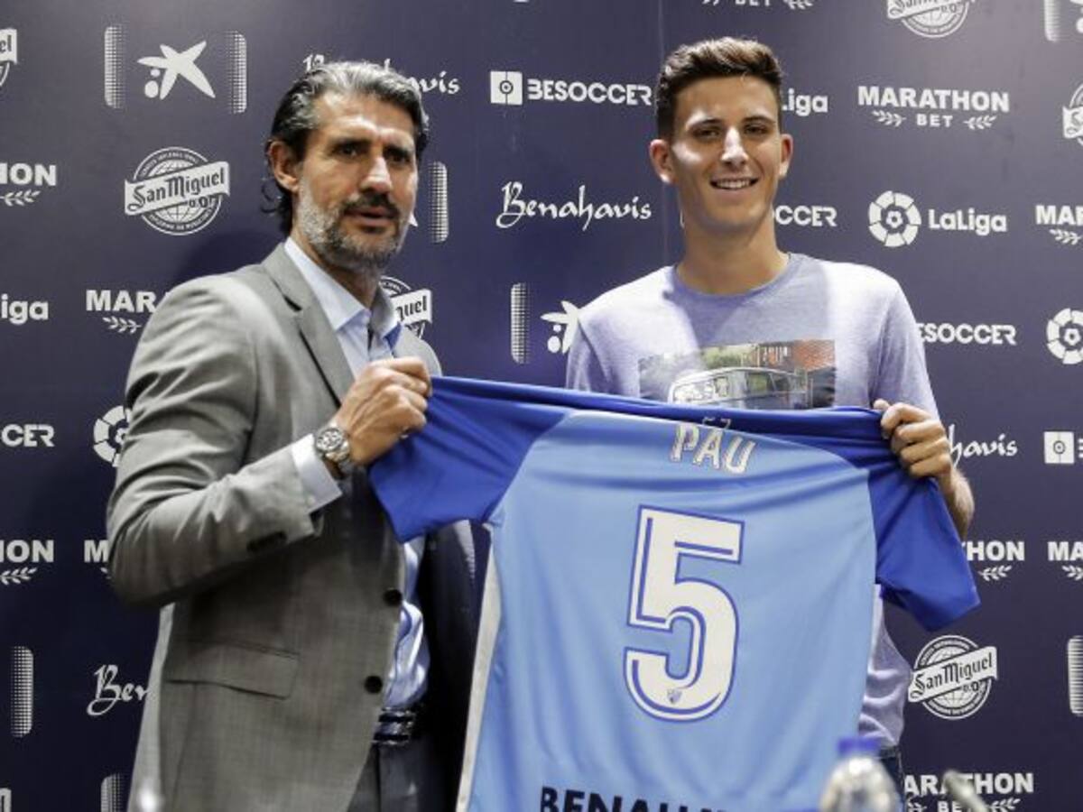 Presentación de Pau Torres por el Málaga