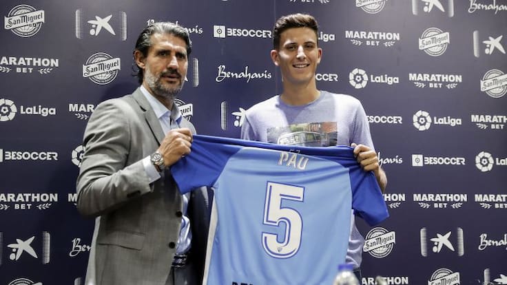 Presentación de Pau Torres por el Málaga