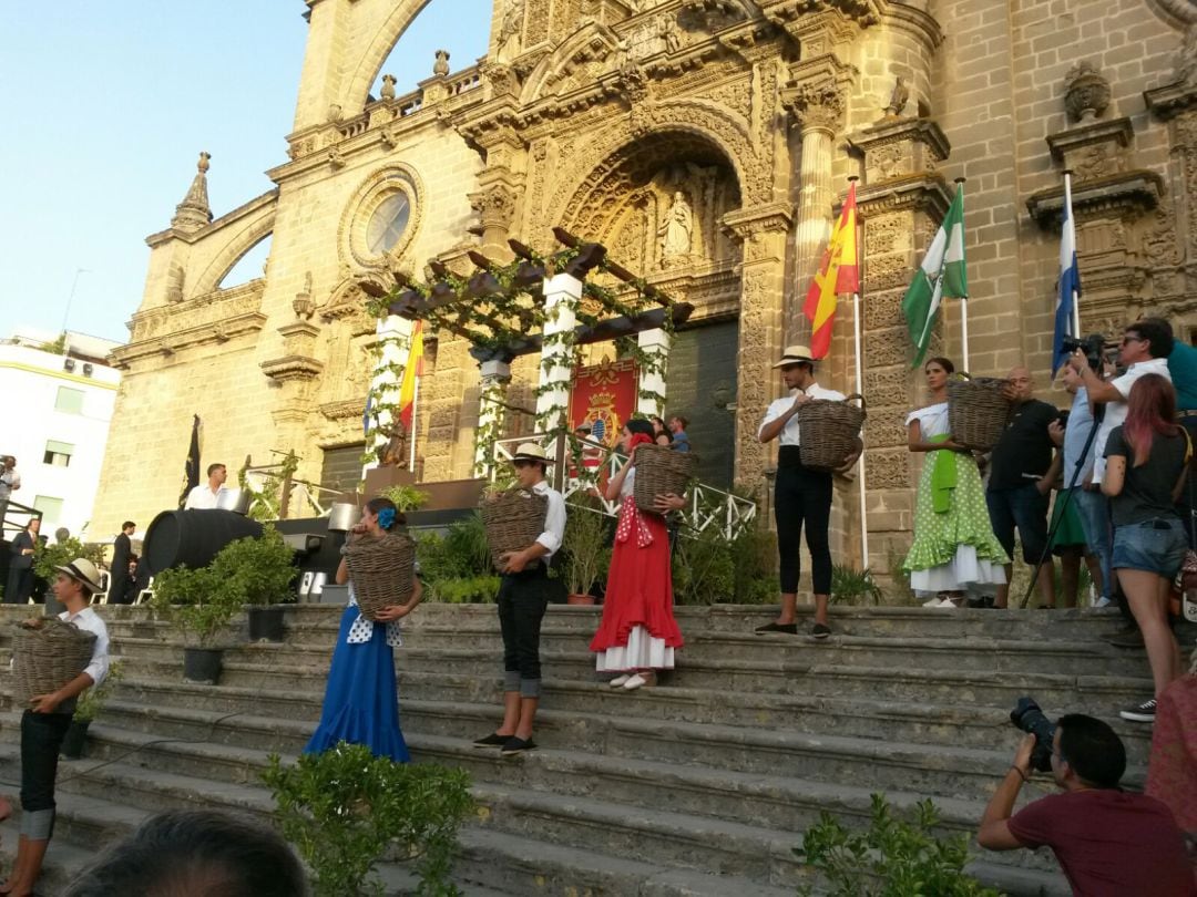 Pisa de la Uva de las Fiestas de la Vendimia