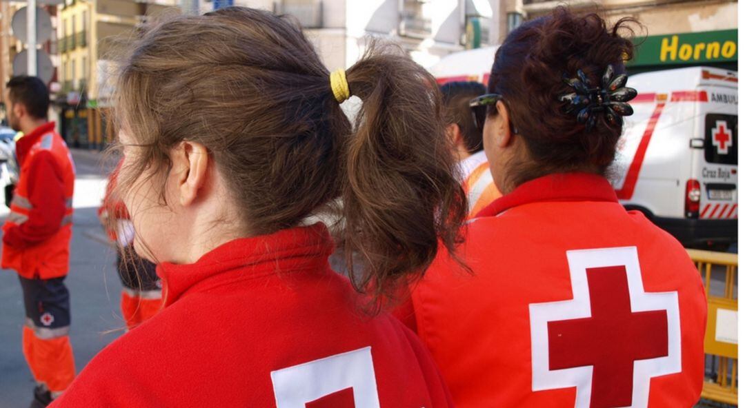 Voluntarios de Cruz Roja en Cuenca