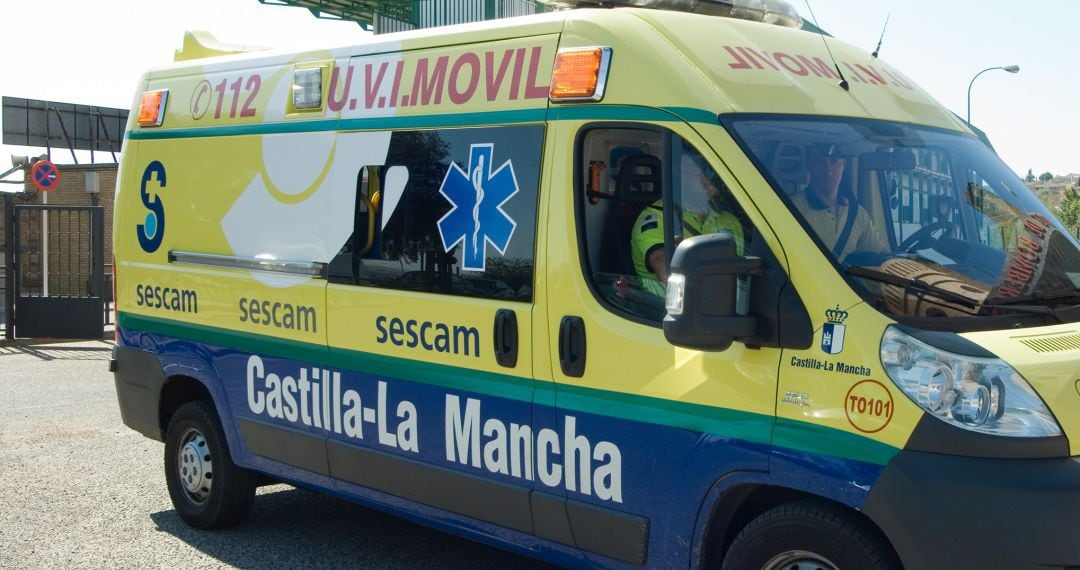 Foto de archivo de una de las ambulancias del SESCAM de Castilla-La Mancha