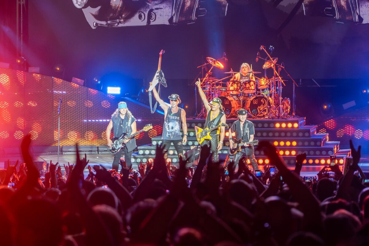Imagen de archivo del concierto de Scorpions