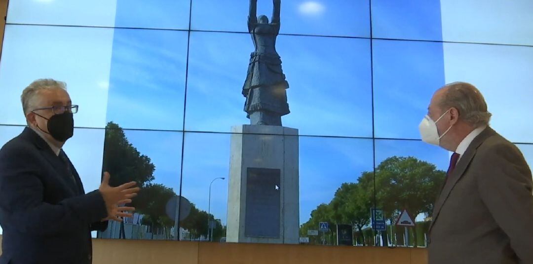 Encuentro entre Francisco Molina y Fernando Rodríguez Villalobos