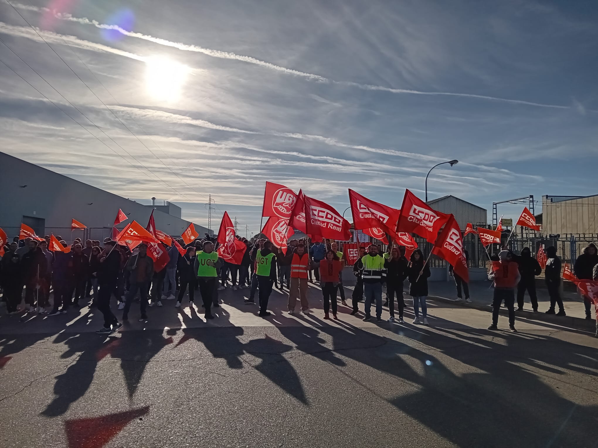 Trabajadores en Manzanares