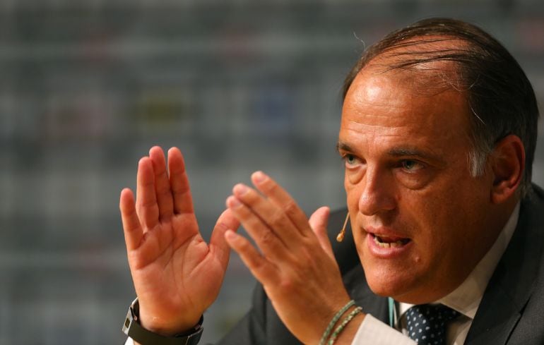 Javier Tebas, presidente de la Liga