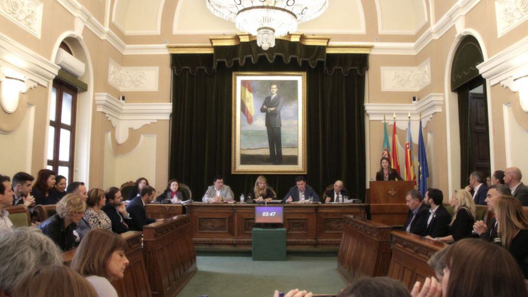 Pleno del Ayuntamiento de Castelló (imagen de archivo)