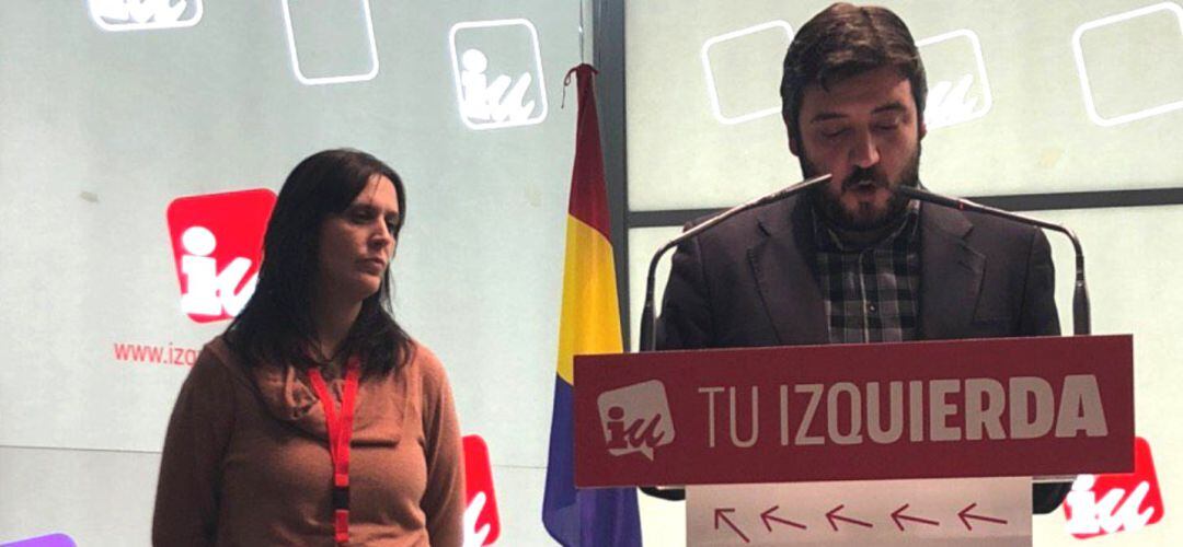 Carolina Cordero será desde ahora coportavoz de IU en la Comunidad de Madrid junto a Álvaro Aguilera