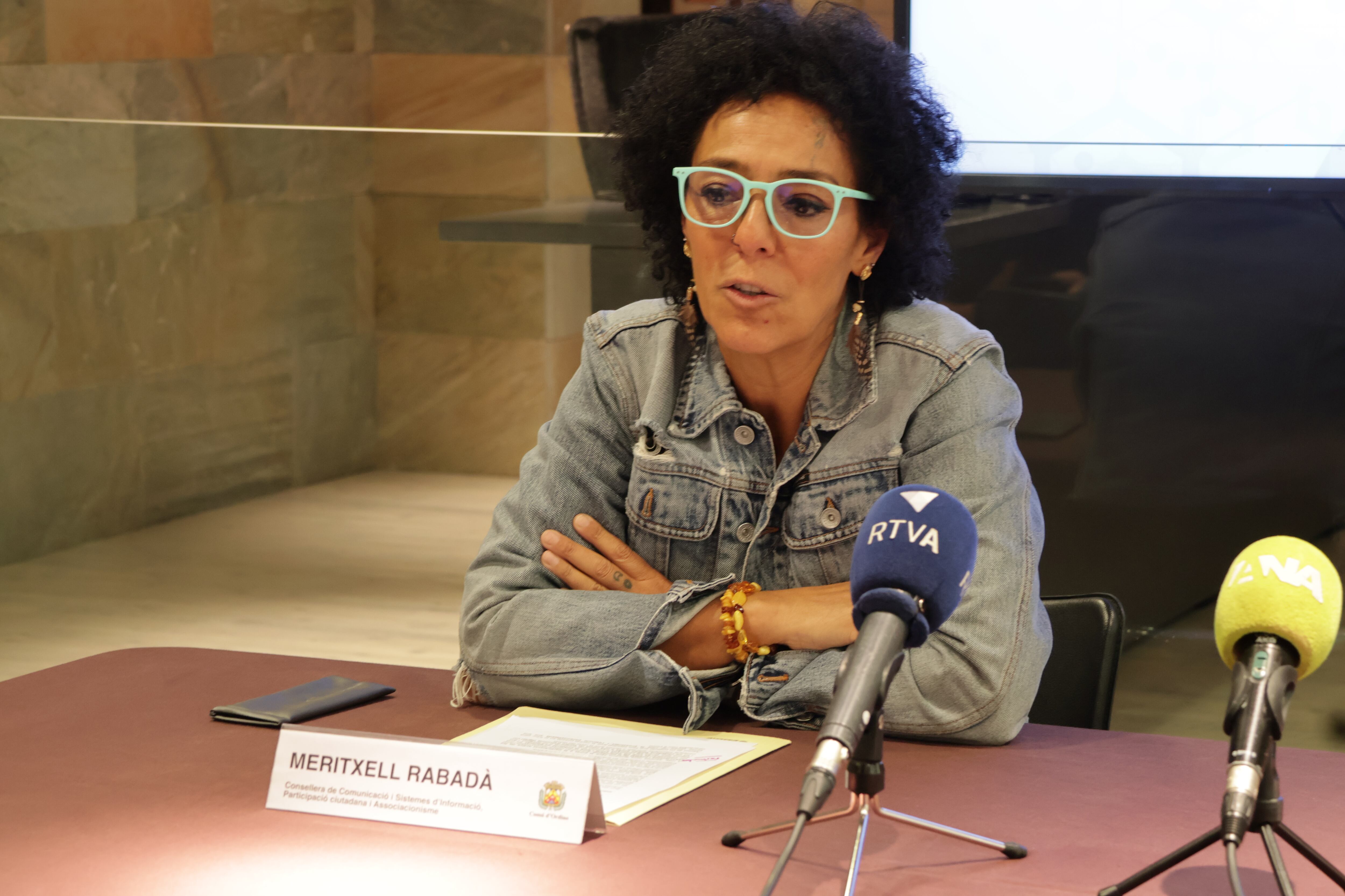 Meritxell Rabadà, consellera de participació ciutadana del comú d'Ordino, presenta la nova app