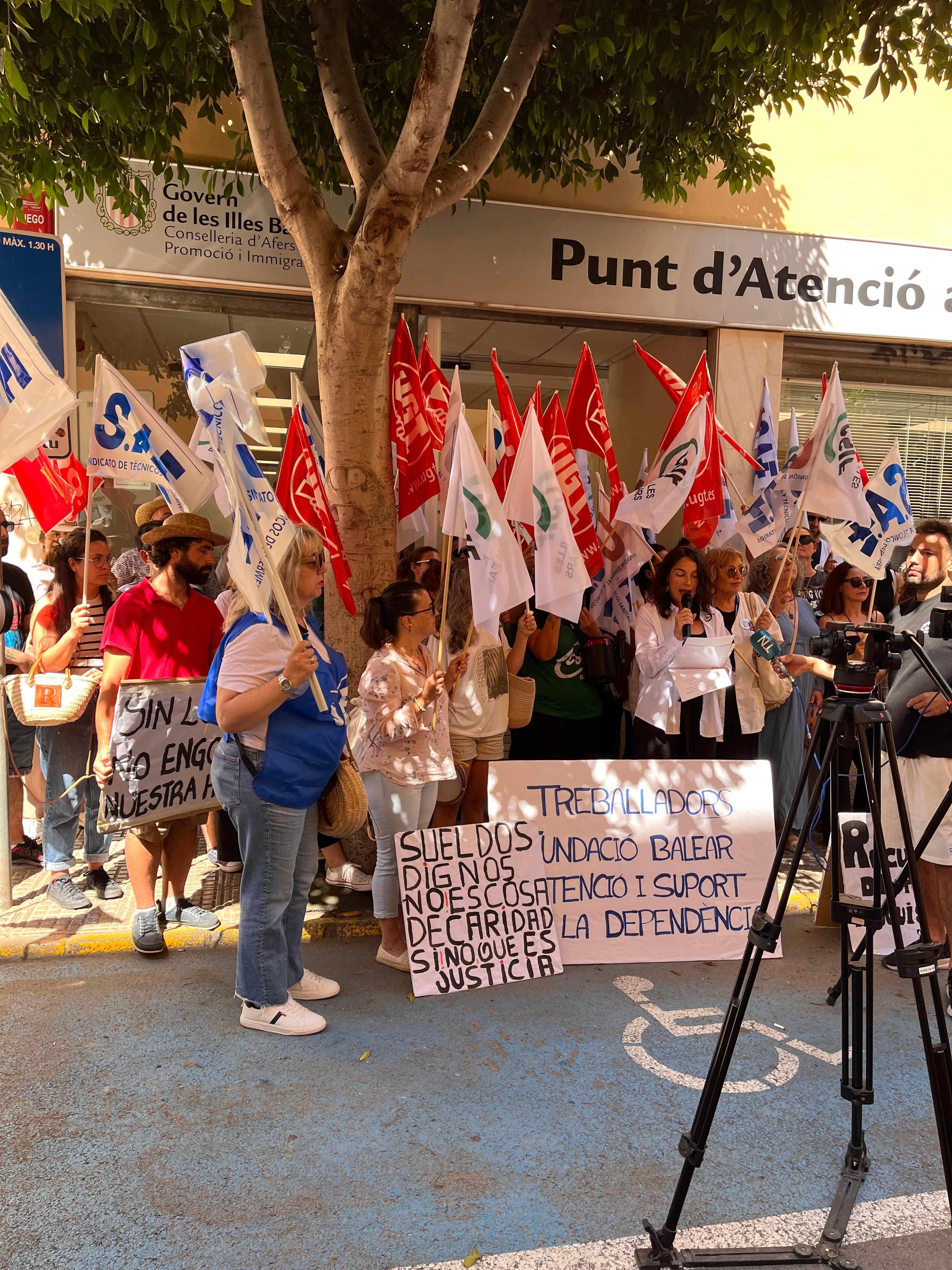 Imagen de la concentración