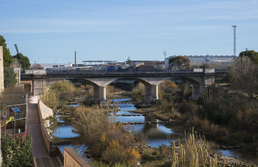 Río Serpis a su paso por Gandia 