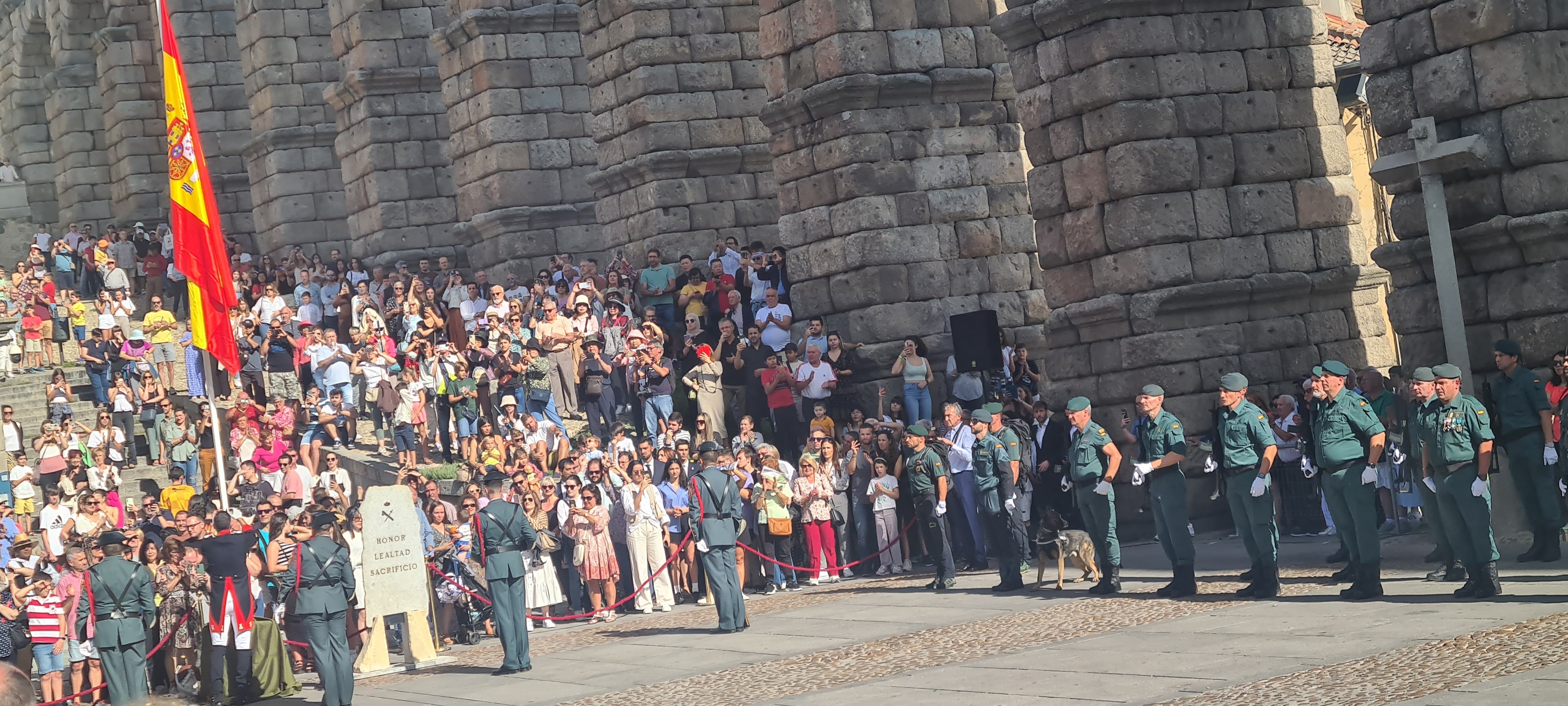Celebración del Día del Pilar por parte de la Guardia Civil de Segovia