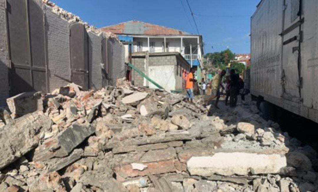 Imágenes del terremoto registrado en Haití.