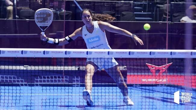 L'alaiorenca Gemma Triay no va patir massa per passar ronda acompanyada d'Alejandra Salazar.