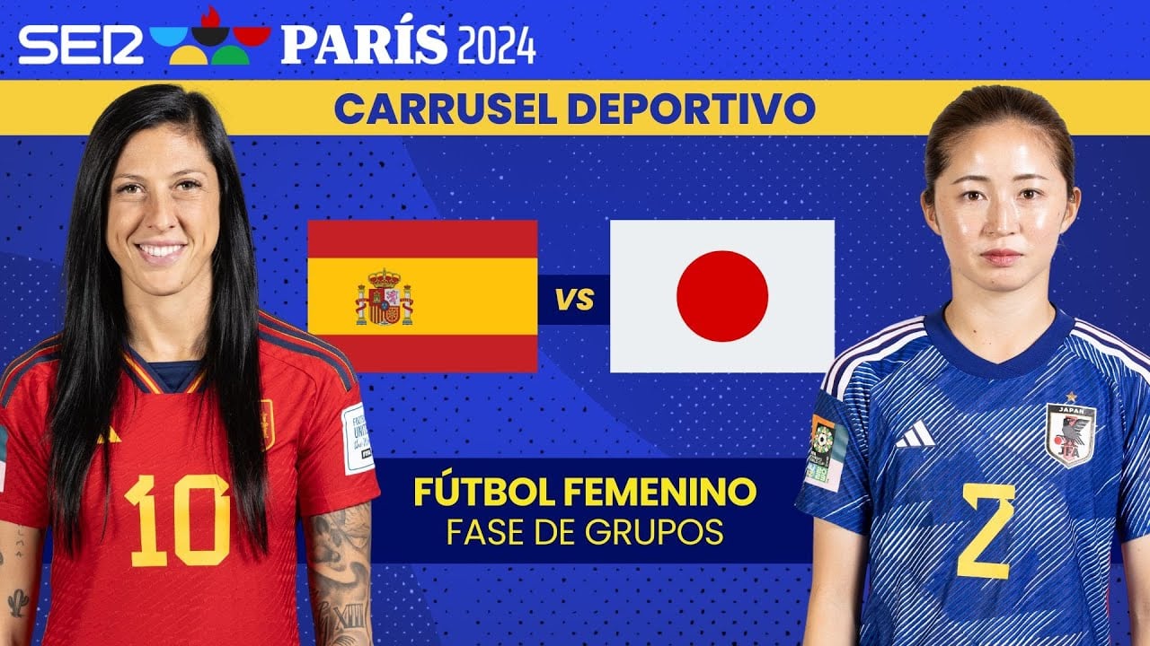 España - Japón, en directo: debut fútbol femenino en los Juegos Olímpicos de París 2024 hoy, en vivo