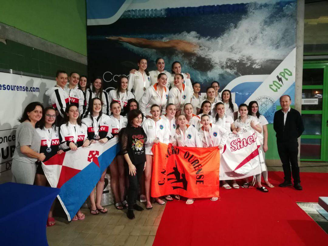 Primer campeonato del Club Sincro Ourense con sobresaliente