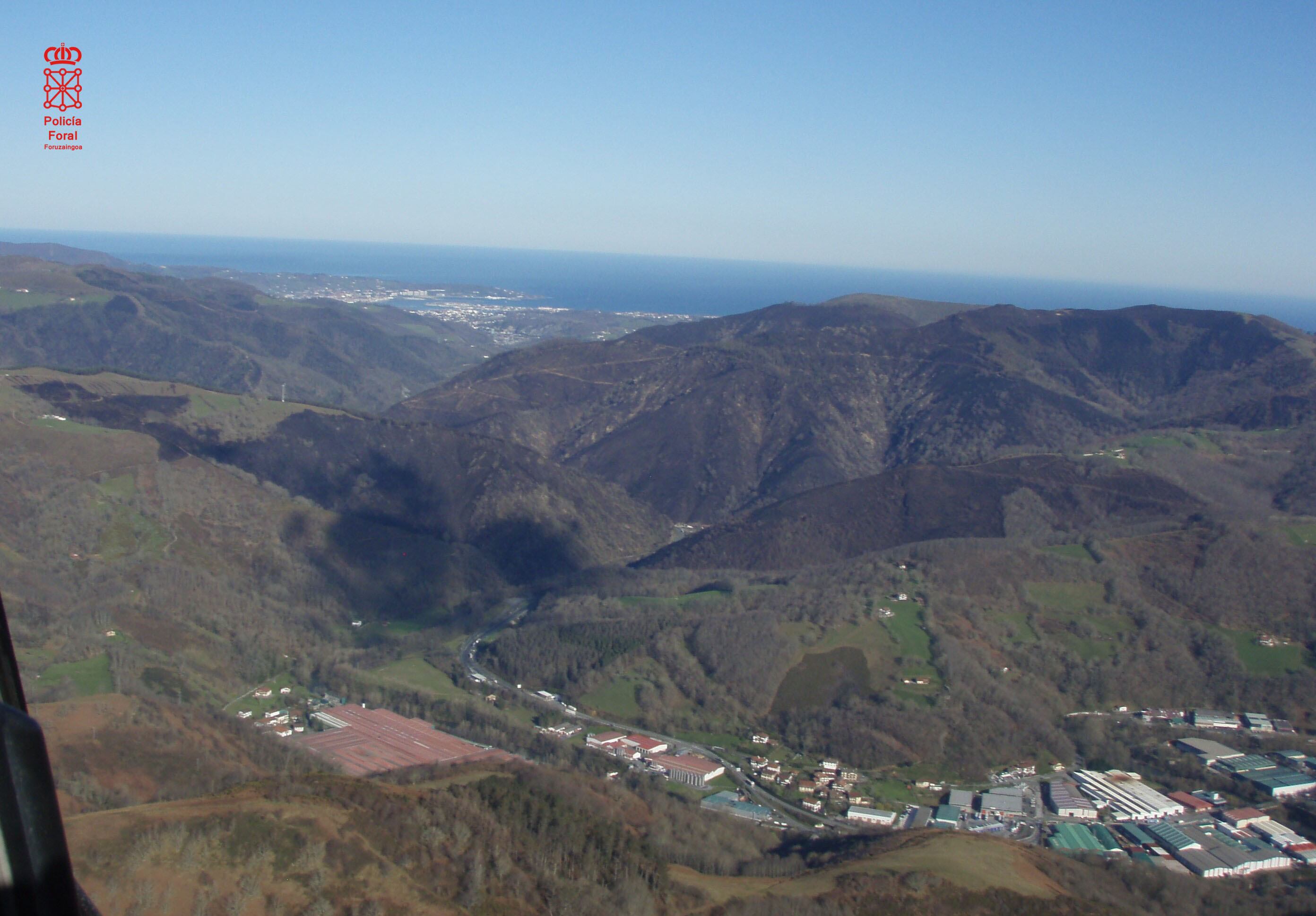 Investigado un ciudadano francés como presunto autor del incendio forestal que calcinó 1.400 hectareas en Bera (2021)