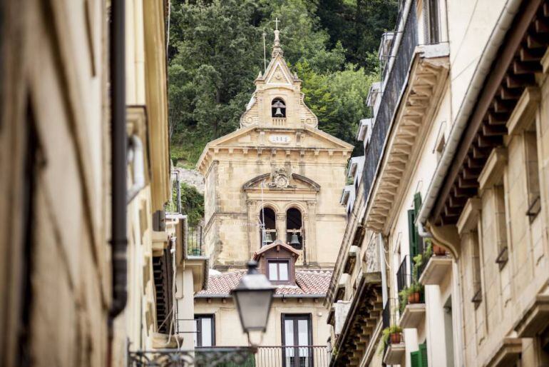 Vista del convento de Santa Teresa, en la Parte Vieja donostiarra.