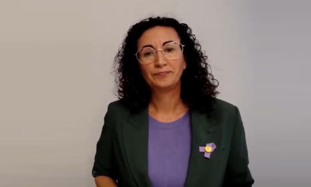 La secretaria general de Esquerra Republicana, Marta Rovira, en una imagen difundida por su partido con motivo de la Diada