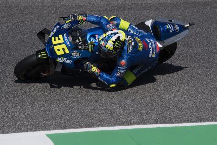 Joan Mir durante la carrera del domingo