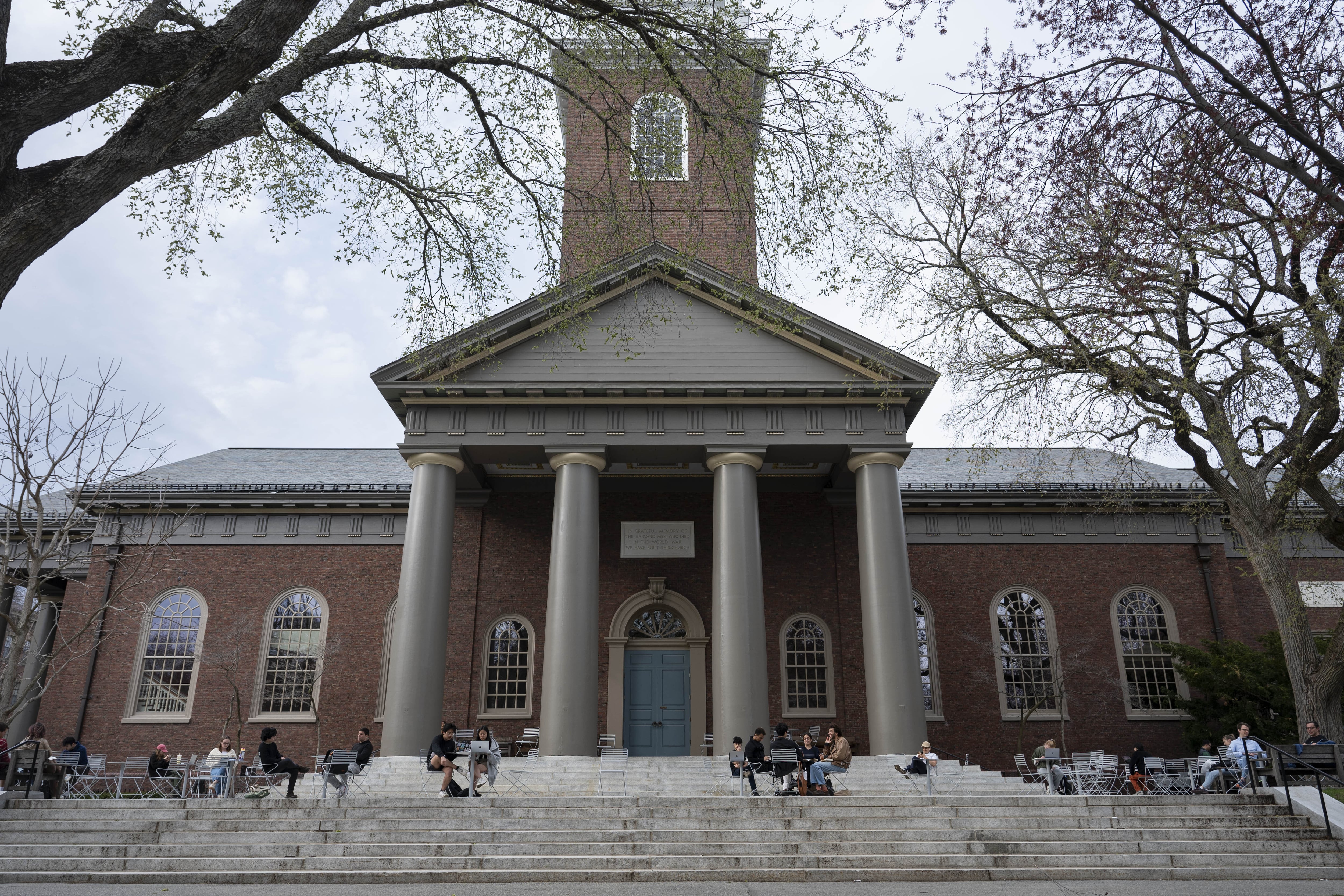 Exteriores de la Universidad de Harvard, en Estados Unidos.