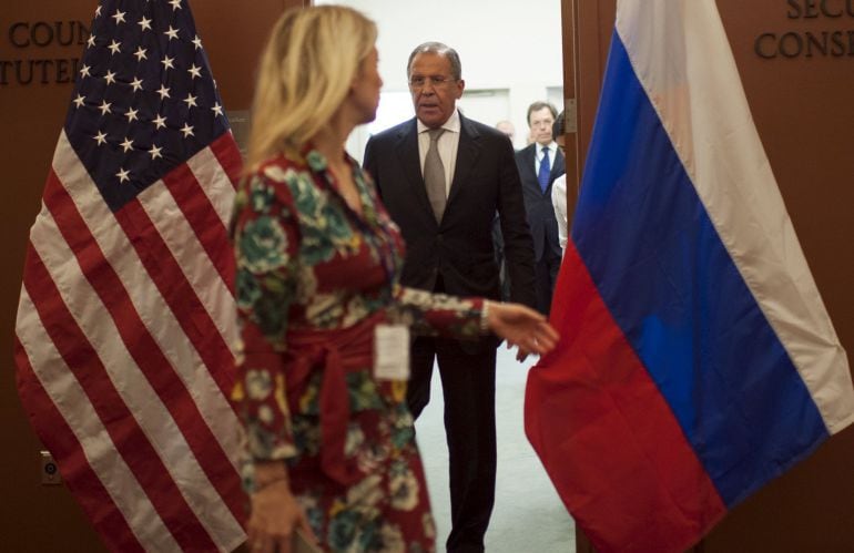 El ministro de exteriores ruso, Sergey Lavrov. 