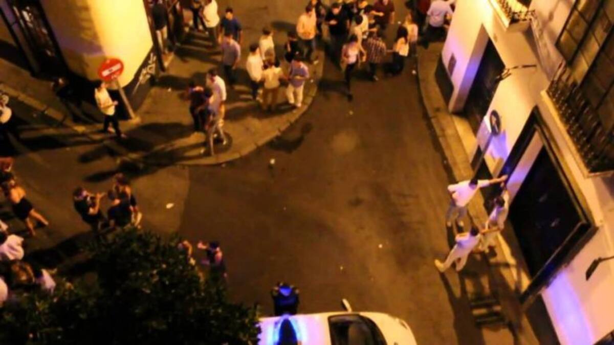 Botellón en Sevilla