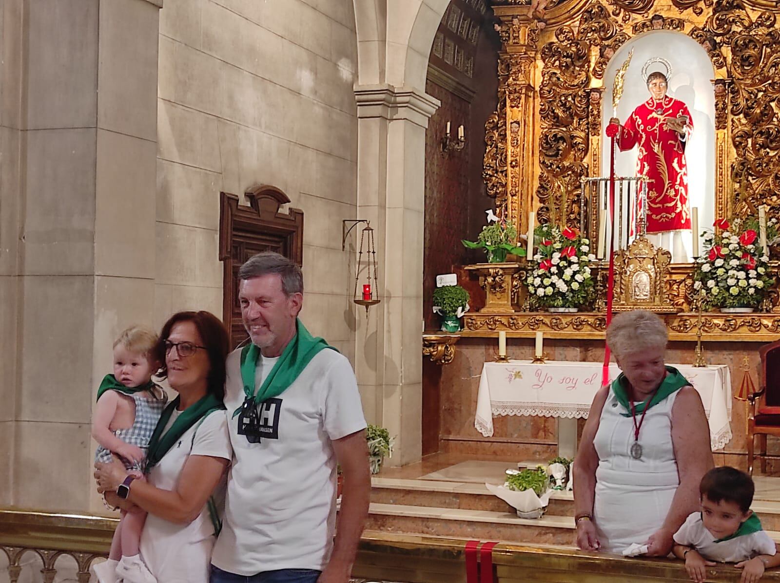 Presentación de los niños a San Lorenzo