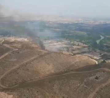 Incendio en Torrente de Cinca