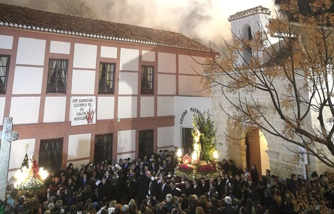 Imagen de archivo de la procesión de San Sebastián en Padul (Granada)