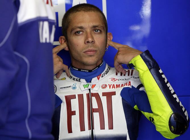 El italiano se relaja antes de la carrera