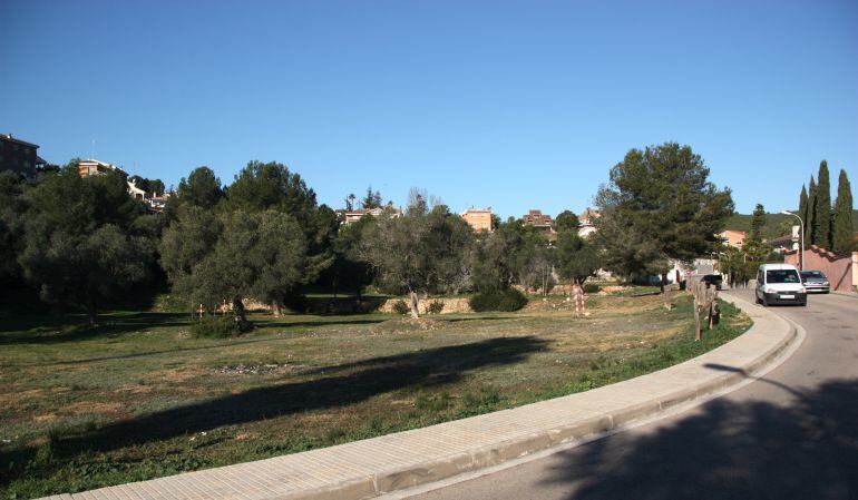 Terrenys on s&#039;havia d&#039;ubicar el centre. 