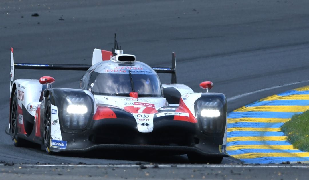 El coche de Fernando Alonso durante las 24 Horas de Le Mans