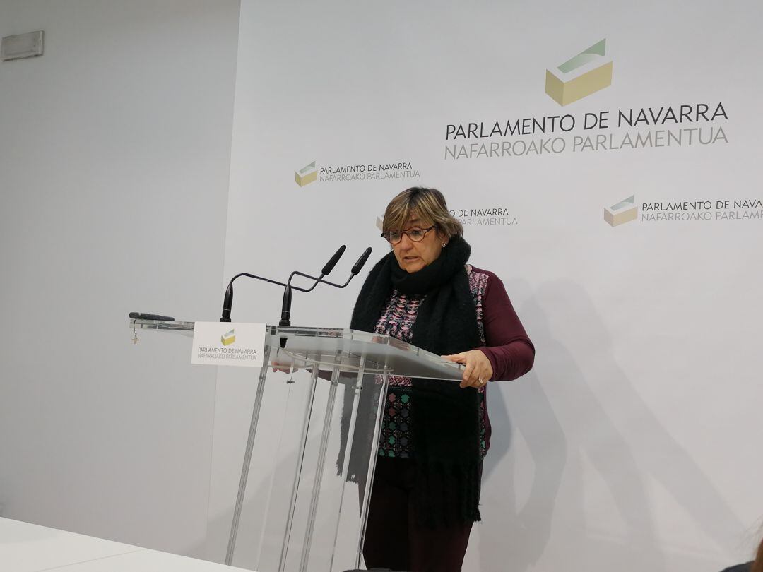 Marisa De Simón, parlamentaria de Izquierda-Ezkerra