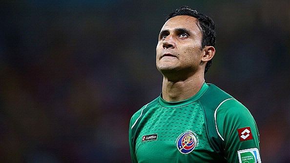 Keylor Navas, durante un partido del Mundial