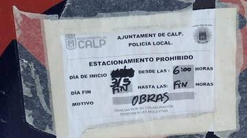 La Policía Local de Calp "regula el tráfico" en Alicante