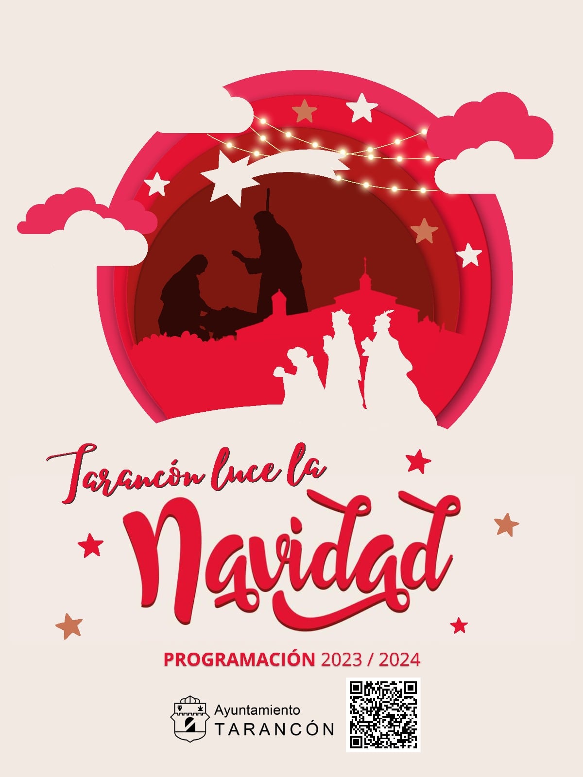 Cartel de Navidad en Tarancón 2023-2024