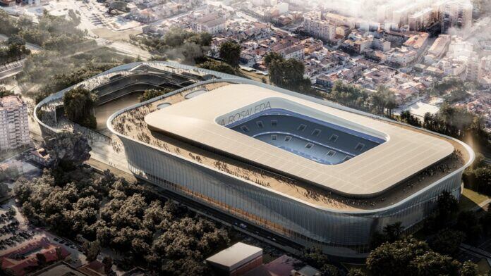 Proyecto de La Rosaleda para el Mundial 2030