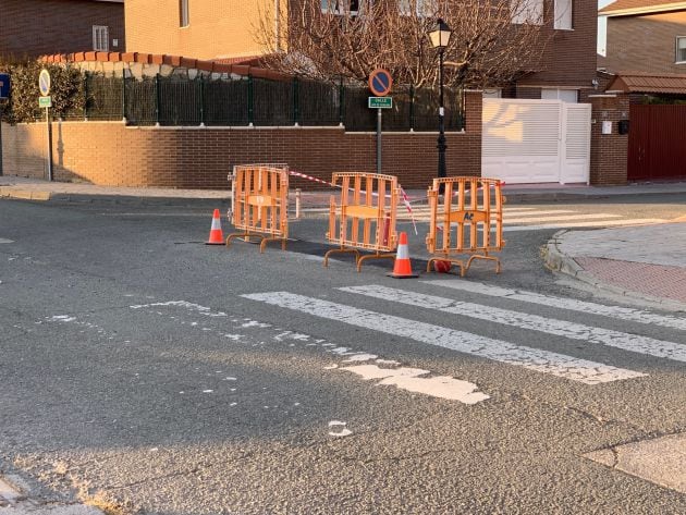 Reparación bache en Cabanillas del Campo